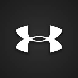 Black Under Armour app icon with the Under Armour logo in the center